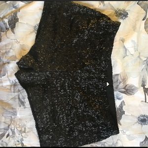 Sequined shorts